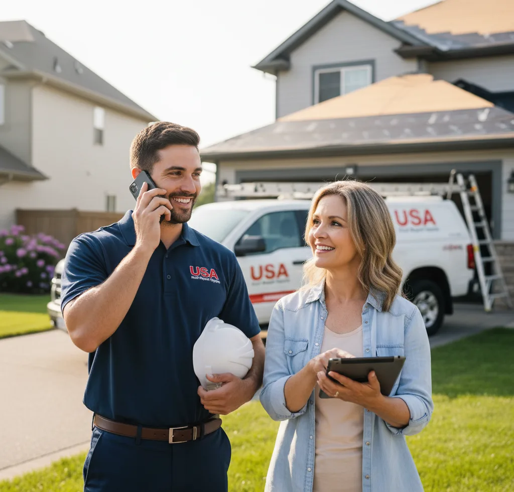 USA Roof Repair Experts customer support in Osterville